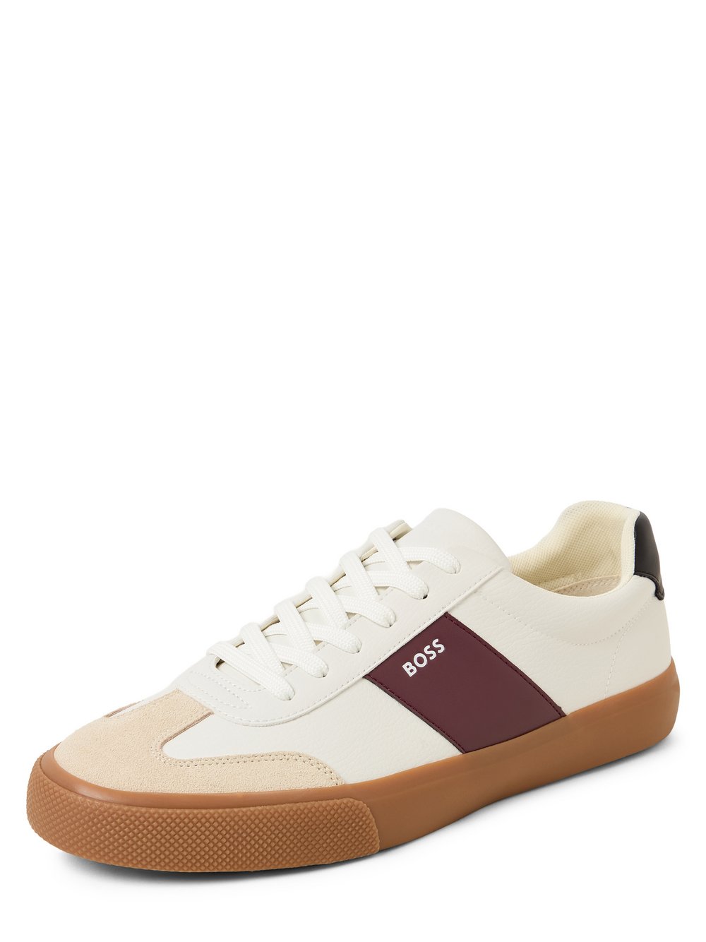 BOSS Sneaker mit Leder-Anteil- Aiden-Tenn Herren ecru, 41 Image