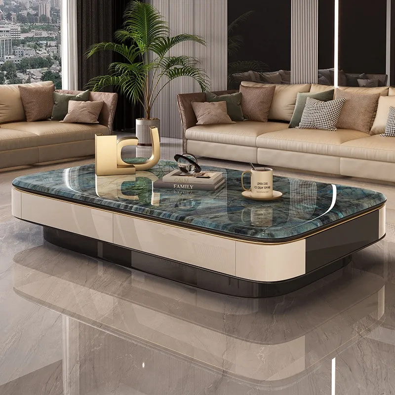 Boden Design Couchtisch Minimalistischen Klaren Rahmen Luxus Couchtisch Nordic Ornamente Meubles De Salon Möbel Zubehör Image