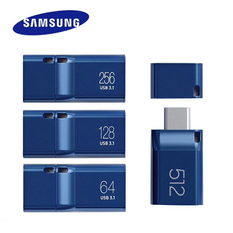SAMSUNG USB Typ-C-Flash-Laufwerk 128 GB 256 GB 512 GB 400 MB/s Memory Stick 64 GB 300 MB/s Typ-C-Stick für Telefon/Tablets/PC Image