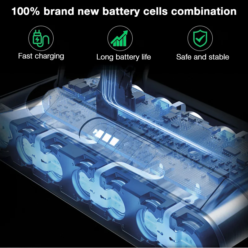 SV12 25,2 V 3000 mAh Li-Ionen-Staubsauger-Ersatzakku für Dyson V10 Absolute V10 Fluffy Cyclone V10 Image
