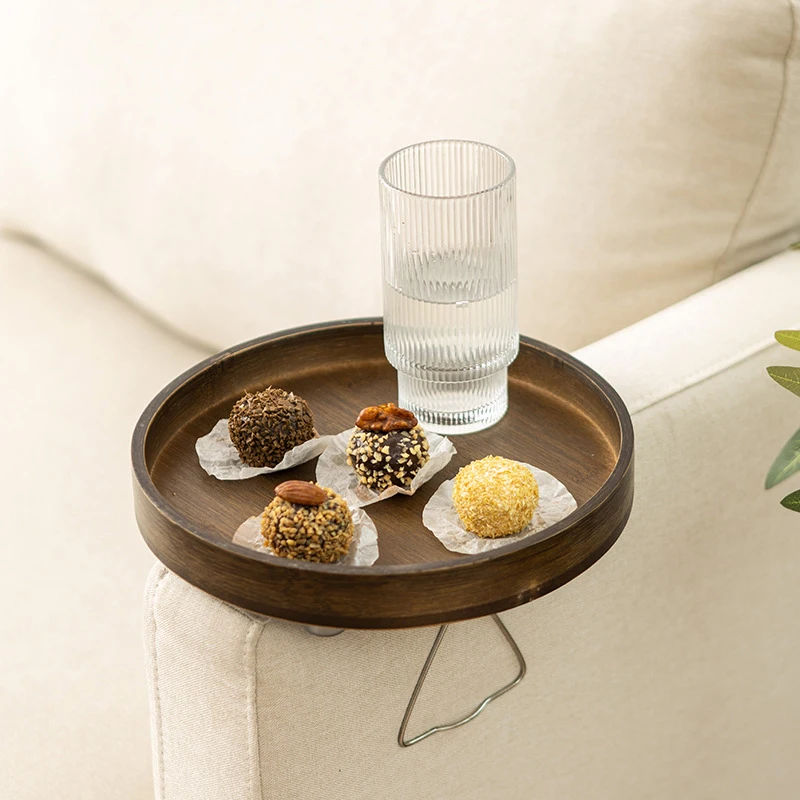 Sofa-Armlehnen-Ablage, aufklappbarer Holz-Beistelltisch, faltbarer Couch-Armlehnen-Tisch, Sofatisch, TV-Tisch, Beistelltische zum Essen und Trinken
