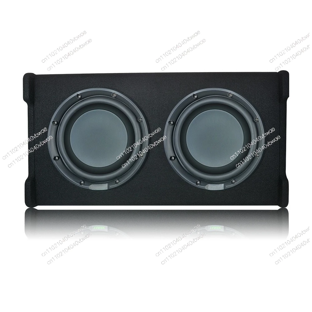 Auto-Subwoofer, leistungsstarker, professionell modifizierter aktiver Kofferraum, 10-Zoll-Car-Audio, starker Bass, doppelte 10-Lautsprecher Image