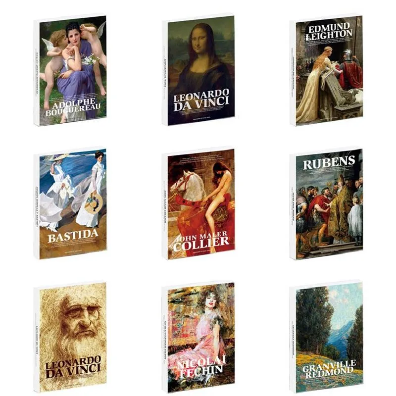 30 Blatt/Set Berühmte Künstler Serie Poster Postkarten Kunst Grußkarte Ölgemälde Wunschkarte für DIY Geschenk Dekoration Botschaft Image