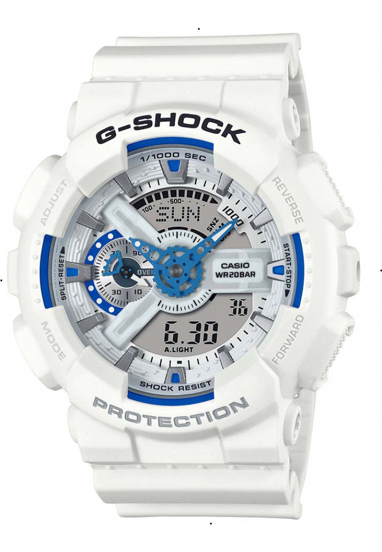 Casio GA-110HDS-7AER Mens G-shock Watch - White - One Size | Casio Sale | Discount Designer Brands