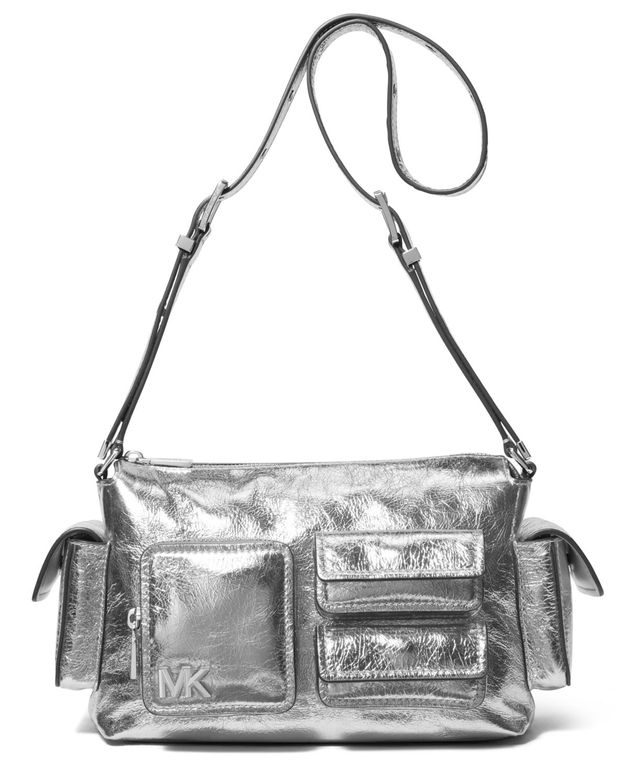 Michael Dakota Small Pocket Shoulder Bag - Metallic - Michael Kors Shoulder Bags