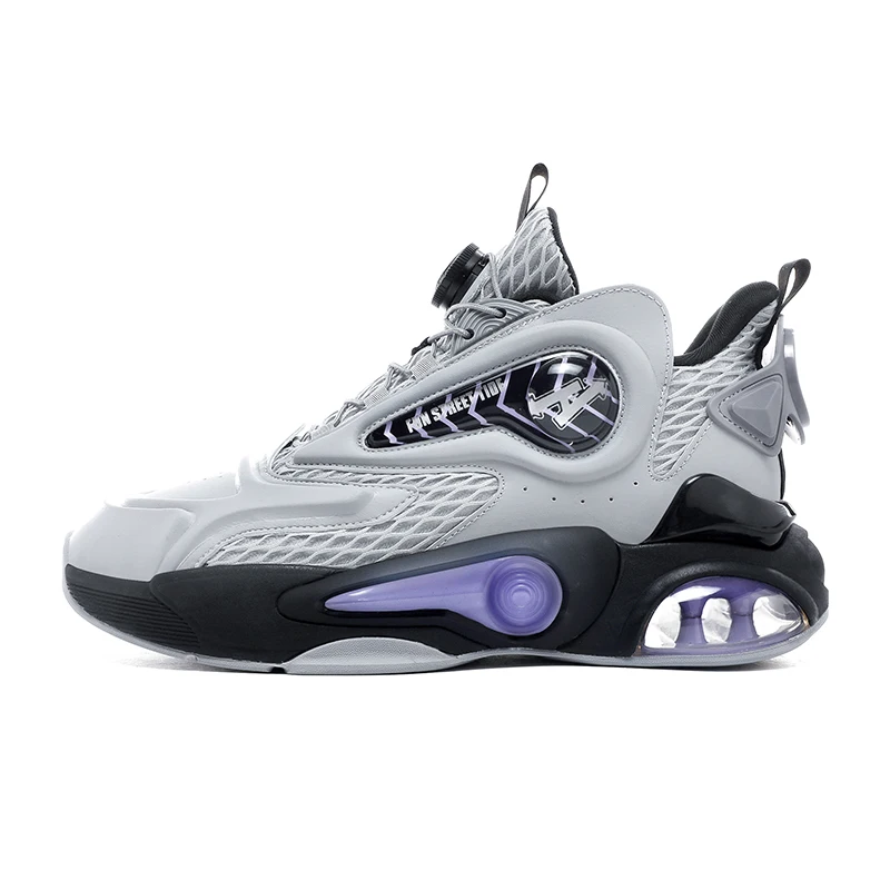 Scarpe da basket da uomo Ammortizzazione traspirante Scarpe da corsa indossabili antiscivolo Allenamento in palestra Scarpe da ginnastica da basket atletiche per uomo