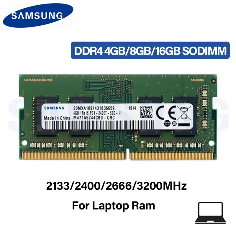 Samsung DDR4 4 GB 8 GB 16 GB 2133 MHz 2400 MHz 2666 MHz 3200 MHz Sodimm Notebook Hochleistungs-Laptop-Speicher Image