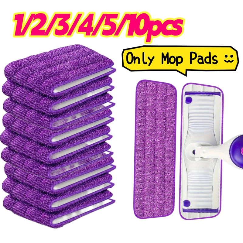 Mopp Pads Für Swiffer PowerMop Mikrofaser Ersatz Kopf Boden Reinigung Tuch Pads Reinigung Zubehör 1/2/3/4/5/10 stücke Image