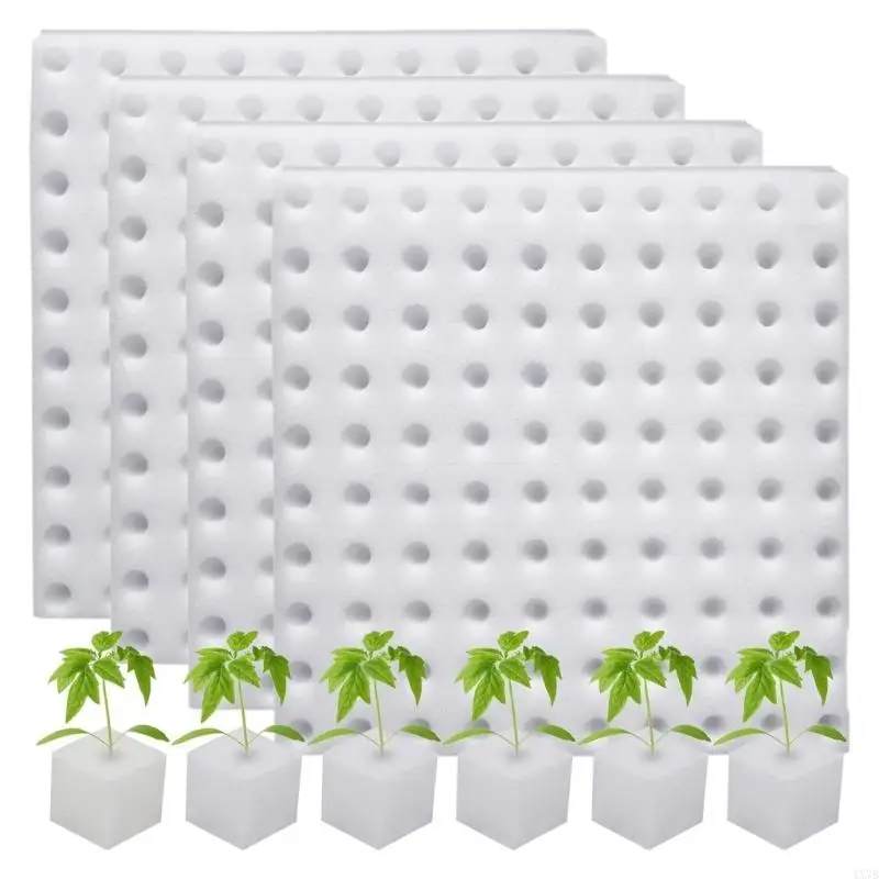 4x7b 400pcs Soilless Kultivierung Pflanzung Baumwollhydroponischer Sämlingssamling Garten Kindergarten Schwämme Pflanzen Gemüse Image