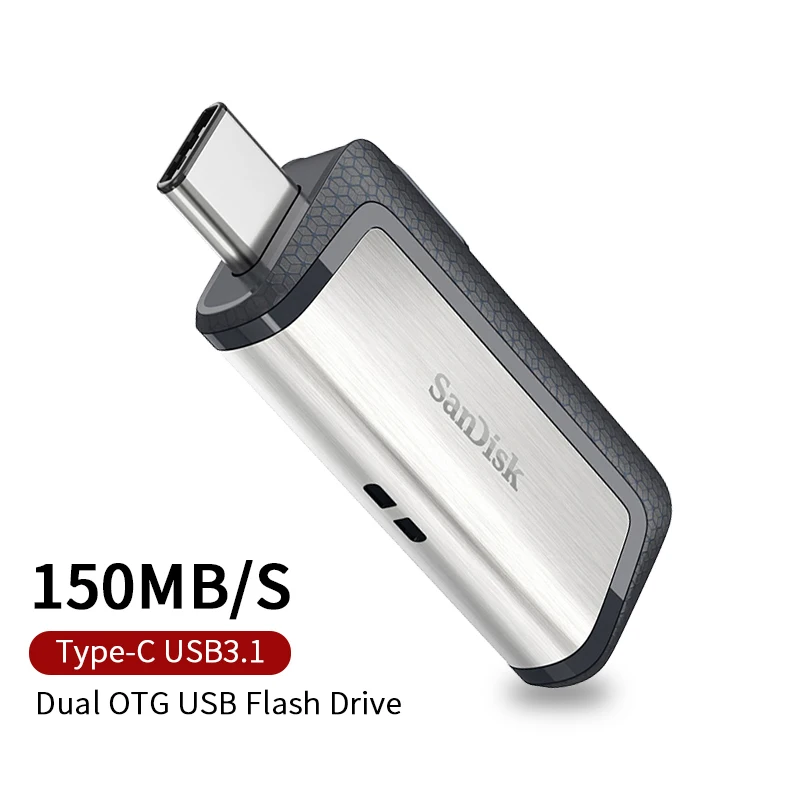 SanDisk Ultra Dual Drive USB 3.1 Typ-C 256 GB 128 GB 64 GB Multifunktionales USB-Flash-Laufwerk SDDDC2 für Smartphones/Tablets/Computer Image