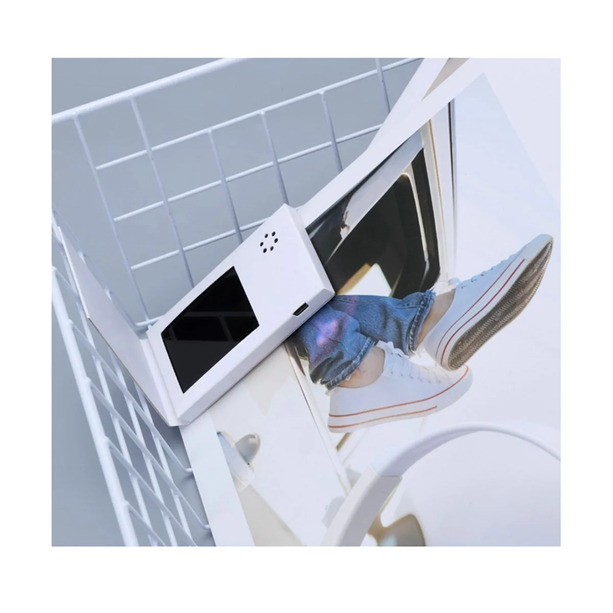 A25U2,4 Zoll weiße Grafikkarte zum Geburtstag, 128 MB, LCD-Einladung, Geschenk, Musik-Grußkarte, Hochladen von Video-LCD-Grußkarte Image