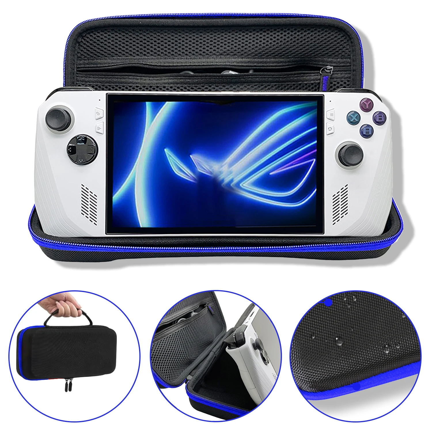 Tragetasche kompatibel mit ROG Ally / Ally X, harte EVA-Aufbewahrungstasche, Schutzhülle, Handtasche, Handheld-Spielekonsole Image