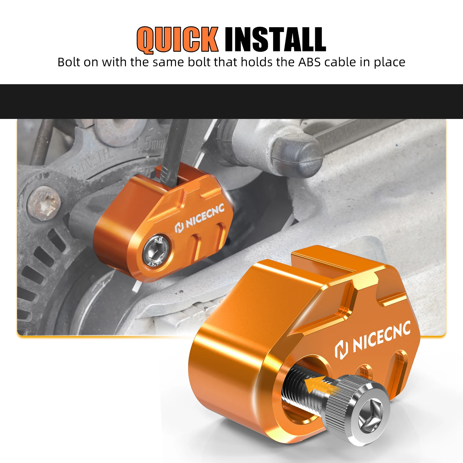 Hinten ABS Kabel Schutz Abdeckung Für KTM 690 Enduro R SMCR 690 SMC R 2012-2025 690 DUKE 1290 Super abenteuer Husqvarna 701 GAS GAS 700 Image