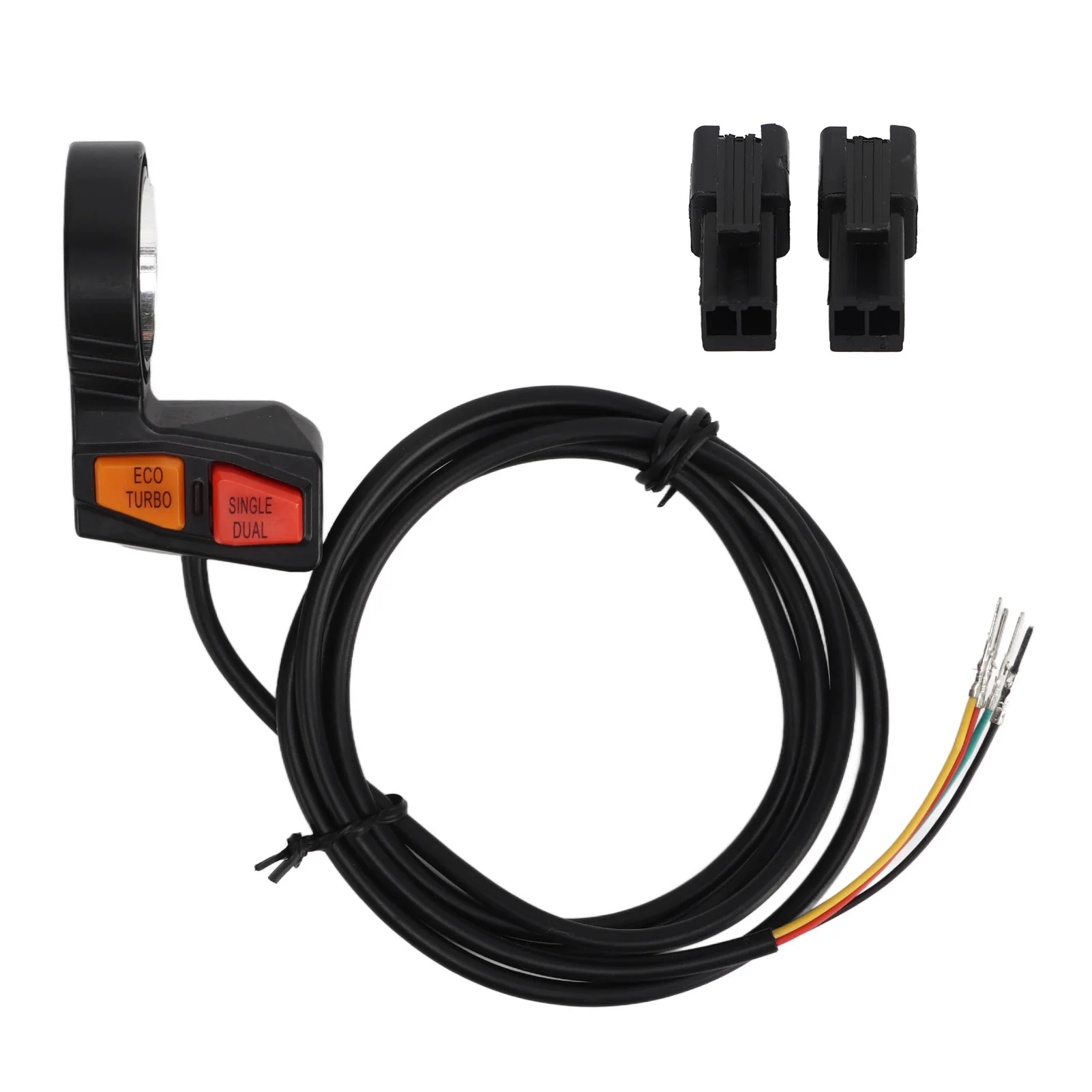 Elektroroller-Schalter, Elektroroller, einzelner Dual-Drive-Schalter, universeller Ersatz für Elektroroller, Lenkerschalter, 25,4 cm Image