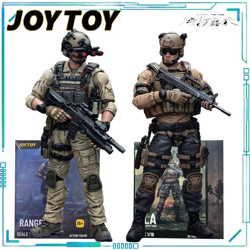 JOYTOY Original MILITARY FIGURES Series Ranger und PLA Strategic Support Team Bewegliches fertiges Produktmodell Geschenk für Jungen zum Sammeln Image