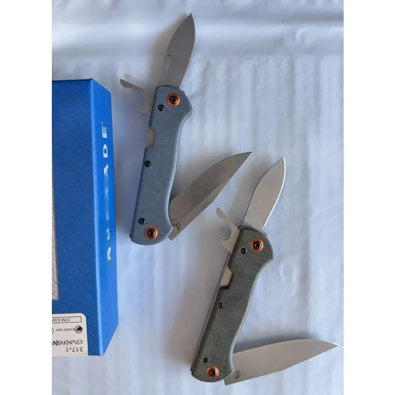 BM317 multifunktionale drei-in-one outdoor camping faltende messer bier flaschenöffner obstschäler tasche mini werkzeug Image