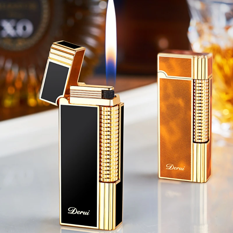 Butan Gas Ungewöhnliches Feuerzeug High-end-Schleifscheibe Metall Zigarre Leichter Rauchen Zubehör Rohr männer Geschenk Heißer-verkauf Produkt Image