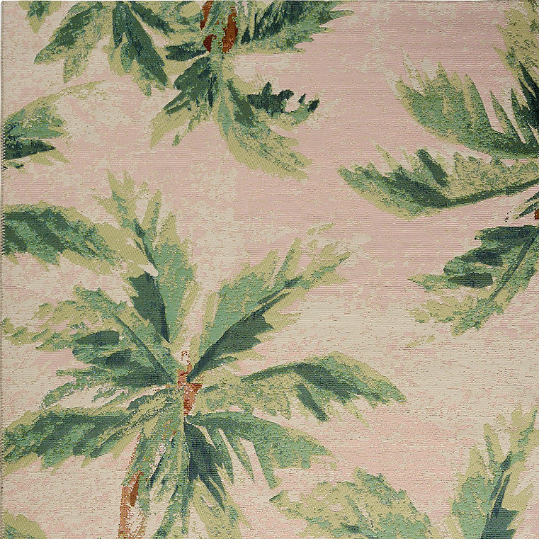 Malibu Outdoor Rug - Pink, 3'11" X 5'11"/Pink - Grandin Road