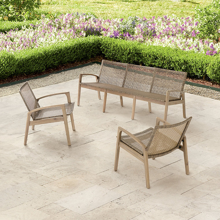 Noya Outdoor Outdoor Sofa Set - Grandin Road