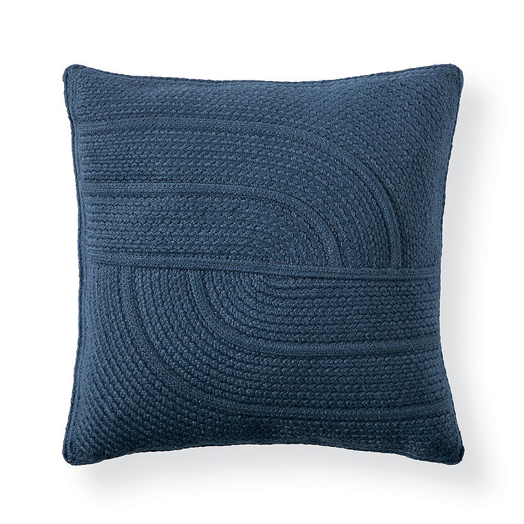 Luma Outdoor Pillow - Navy - Grandin Road