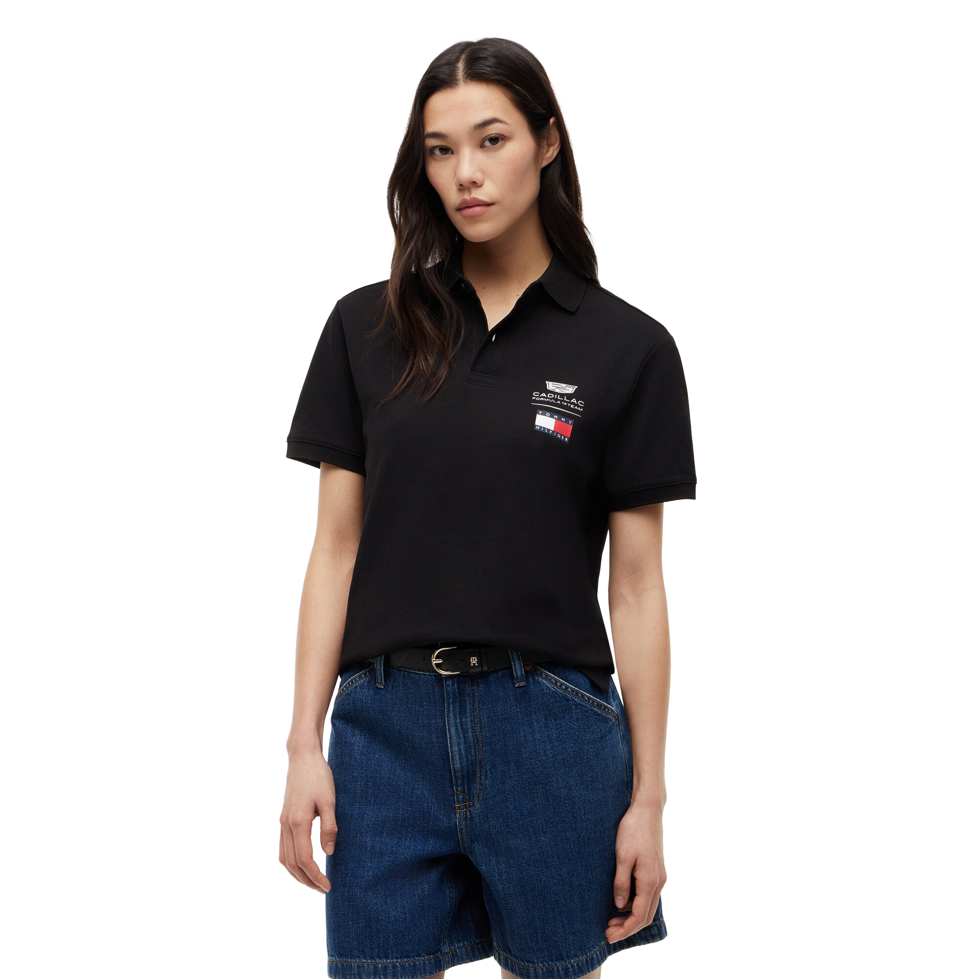 "Cadillac Tommy Hilfiger Logo Polo - Schwarz" Image