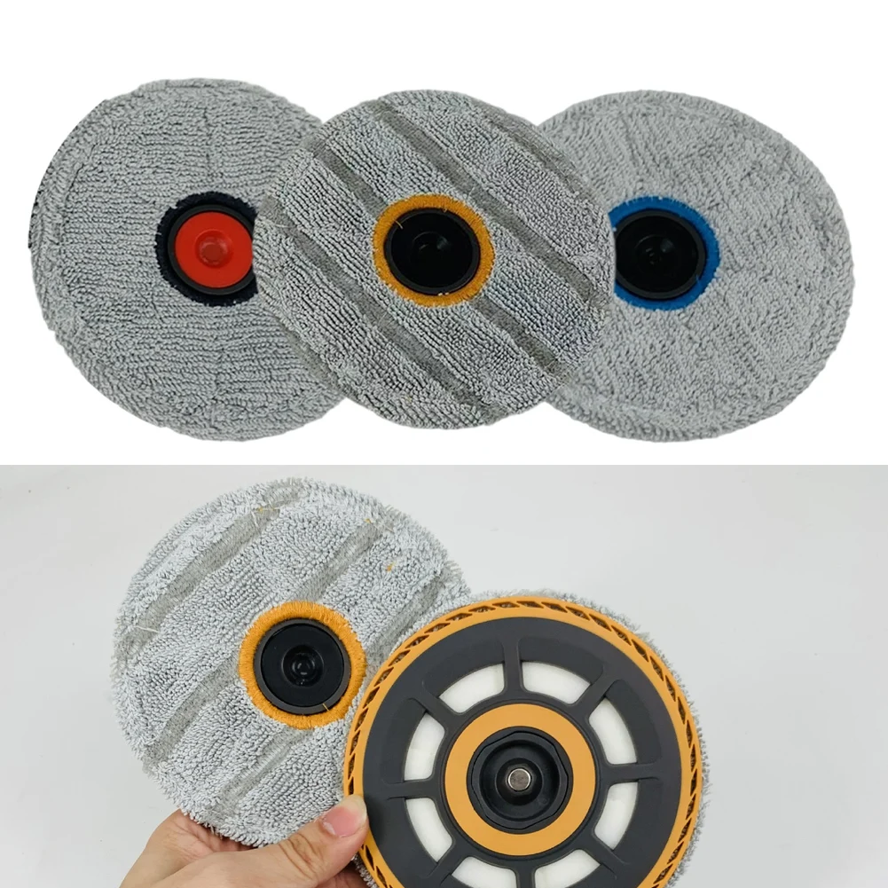 1/2 Stück Wischmopp-Halterung mit Wischmoppbezügen für DREAME Matrix10 Ultra Staubsauger, Funktionales Wischmopp-Tuch-Rahmen-Set Image