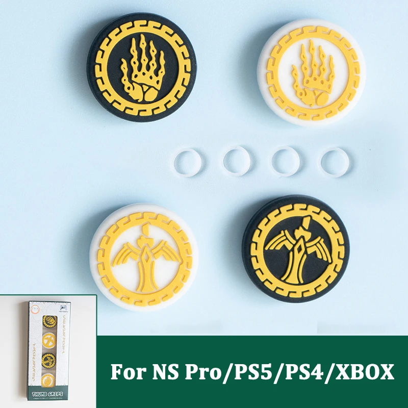 Für Zelda Daumengriffe für Nintendo Switch Pro Controller Knopfkappen Thumb Stick Grip Cap Joystick Cover für PS5 PS4 XBOX Griff Image