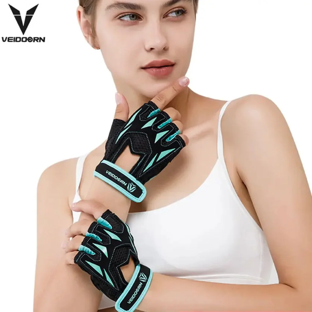2025, Fitness-Handschuhe für Männer und Frauen, Gewichtheben, Halbfinger, atmungsaktiv, rutschfest, für Training, Fitness, Workout Image