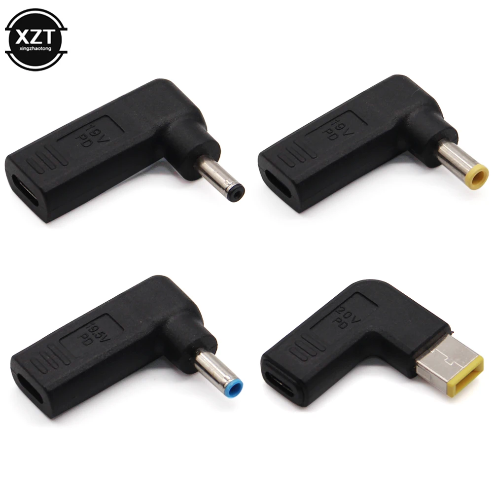 Laptop-Netzteil-Anschluss, DC-Stecker, USB-Typ-C-Buchse auf universellen Stecker, 11 x 4,5 mm, für Lenovo Asus Hp Dell Acer Notebook Charge Image