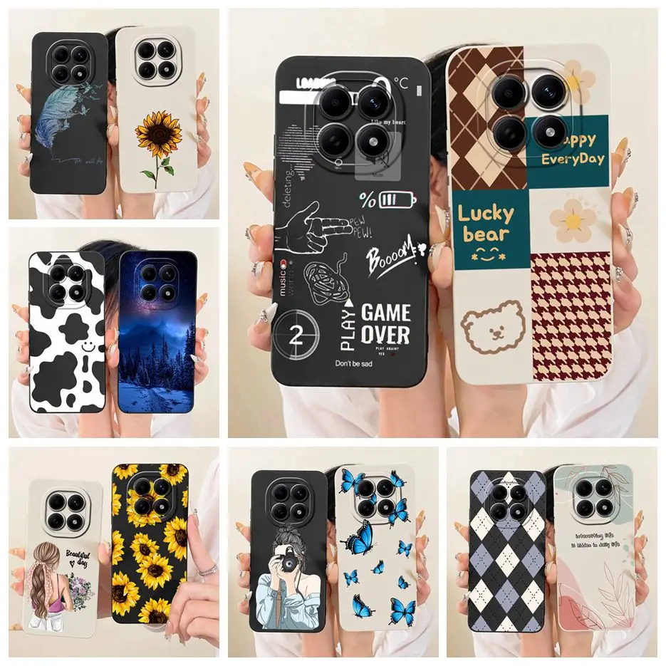 For Xiaomi Redmi Note 15 Pro Plus 5G Case Stylish Art Painted Cover Soft TPU Phone Case For Redmi Note 15 Note15 Pro Fundas Bags Image