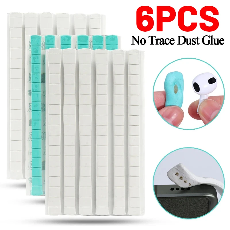 Multifunktions-Reinigungskleber ohne Spuren für Kopfhörer, Telefon, Loch, Tastatur, universelles DIY-Ton, Staubentfernungskleber, sauberes Werkzeug Image