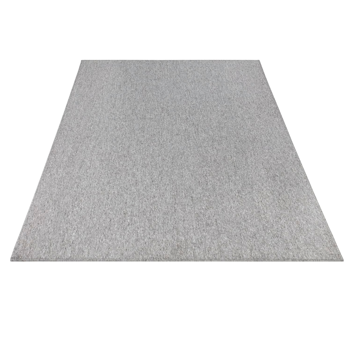 KADIMA DESIGN Waschbarer Teppich waschmaschinenwaschbar Unifarben Küche, Flur schmutzabweisend Grau Rechteckig 200x280 | 100% Polypropylen | Florhöhe: 4 mm Image