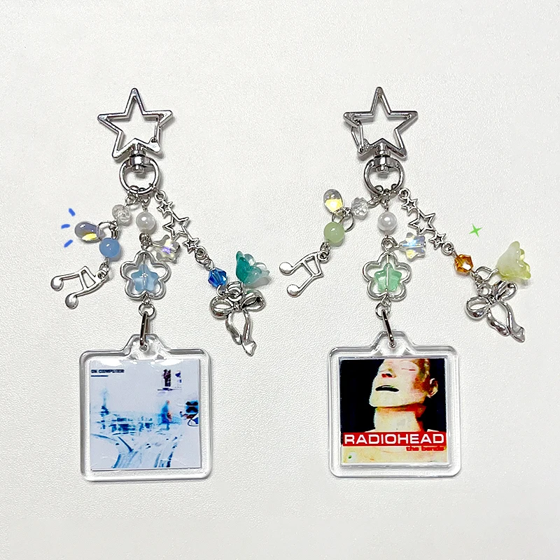 Handgefertigter Radiohead Schlüsselanhänger y2k Telefonzubehör 1St Image