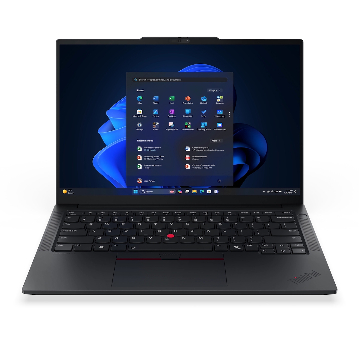 Lenovo ThinkPad E14 G7 (Black, 14" WUXGA, Intel® Core™ Ultra 7 255H, 128 GB RAM, 4 TB SSD) mit Windows 11 Pro & Office 2024 Pro Image