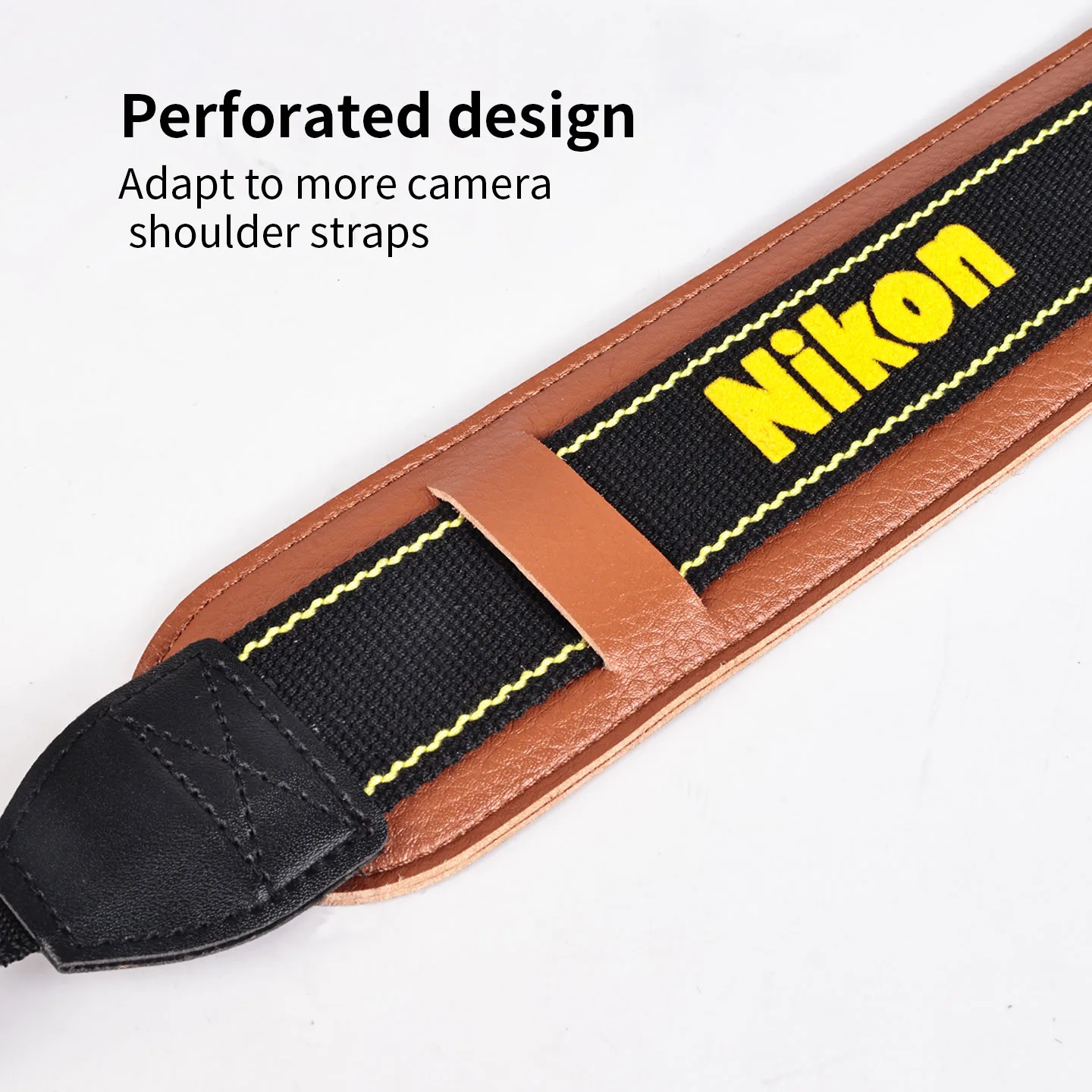 Kameragurt-Druckentlastungspad, geeignet für Fujifilm Nikon Sony Canon und spiegellose DSLR-Kameragurte mit verdickten Pads Image