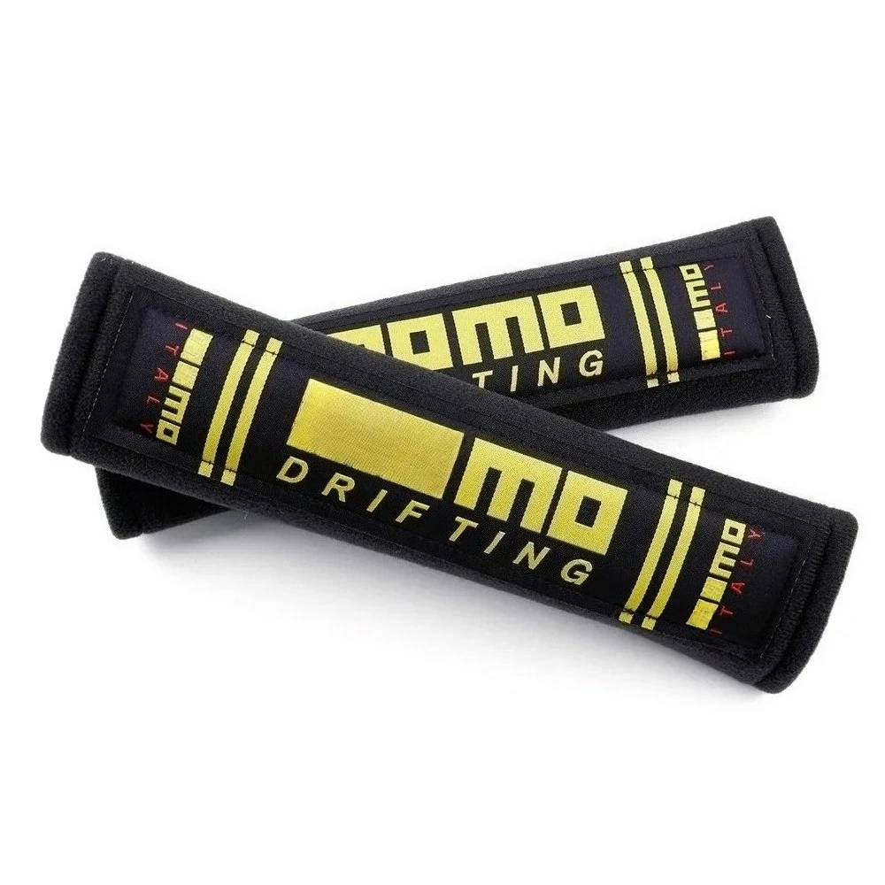 2 Stück Autositzgurt-Abdeckung aus Baumwolle, weiche Gurtpolster, Sicherheitsgurt-Schulterpolster für Momo Image