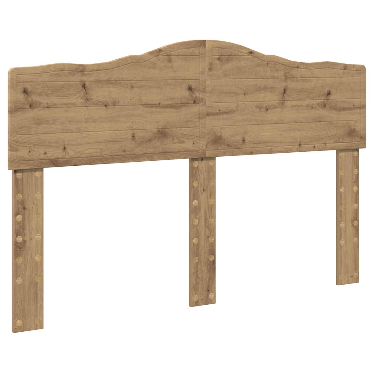vidaXL Kopfteil Artisan-Eiche 160 cm Holzwerkstoff Image