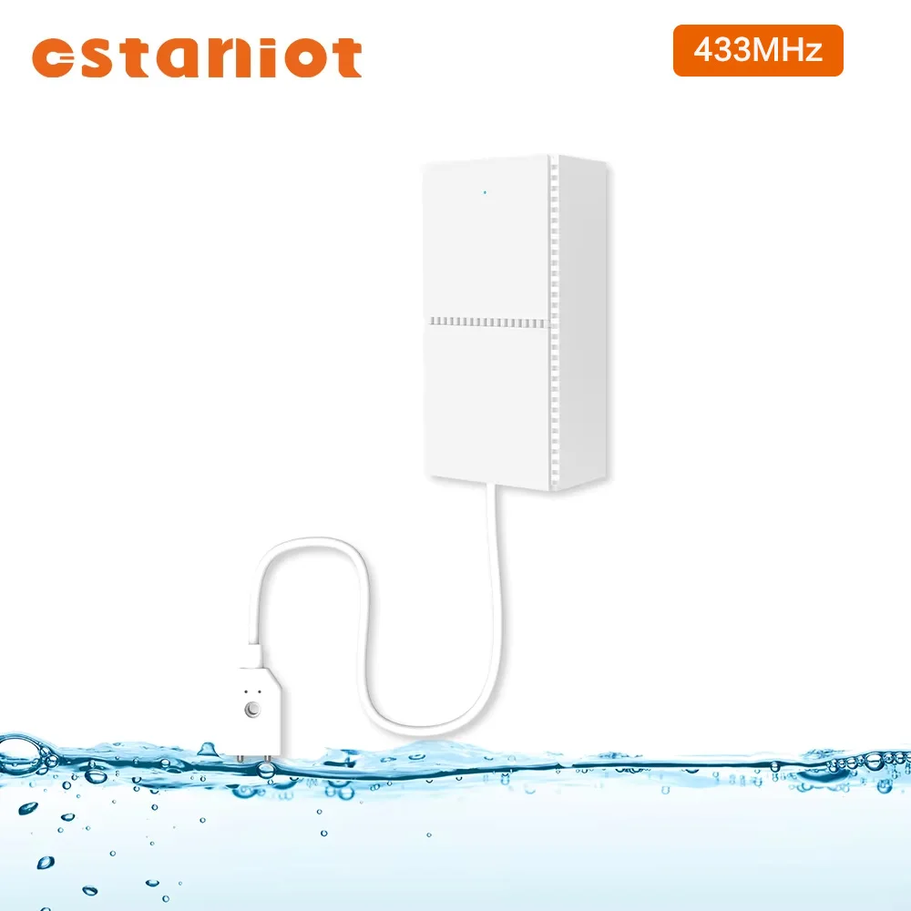 Ostaniot 433 MHz Tuya Wasser Leckage Detektor Wasser Leck Sensor Flut Alarm Überlauf Für Sicherheit Alarm System Smart Leben APP Image