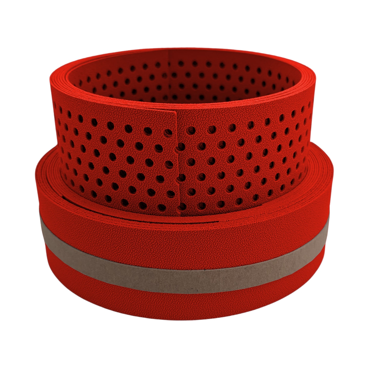 zaun|zu® Sichtschutz Premium Akzentstreifen Set DUO Rot 2,55m Image