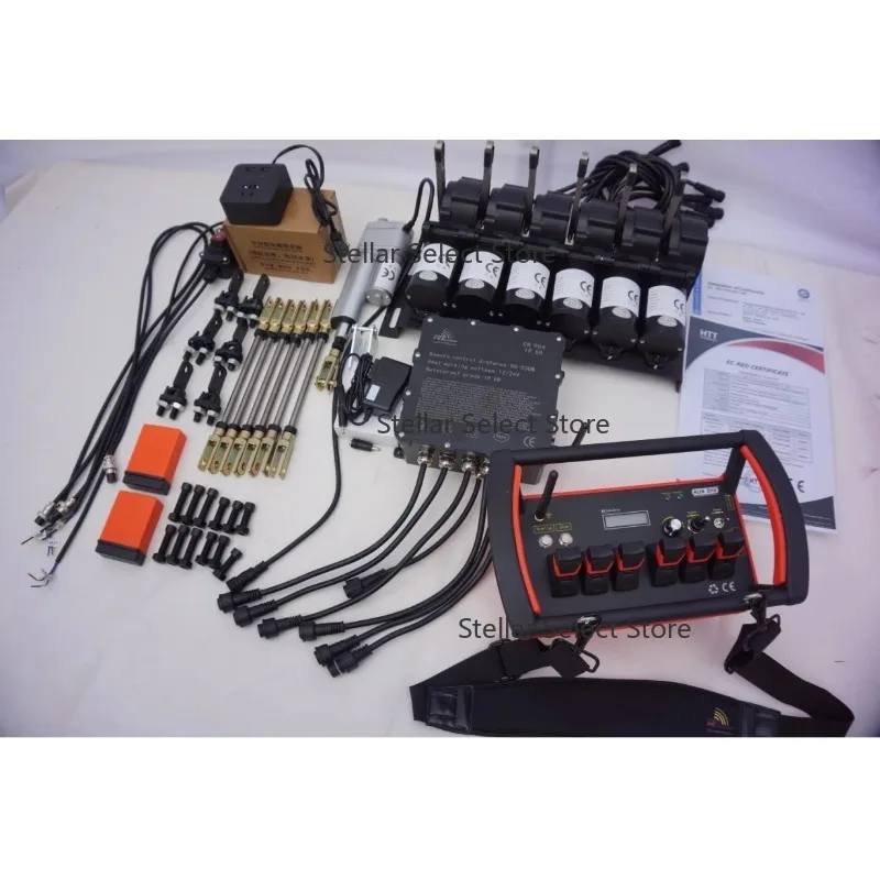 6 Joystick-Kupplungsmotor, kabellos, Proportiona-Fernbedienung, hydraulisches Kranventil Image