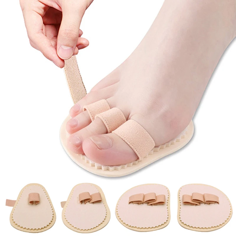1 stücke Hammer Toe Haarglätter Bunion Corrector Teller Hallux Valgus Corrector Verband Füße Toe Separator Unterstützung Fuß Pads Image