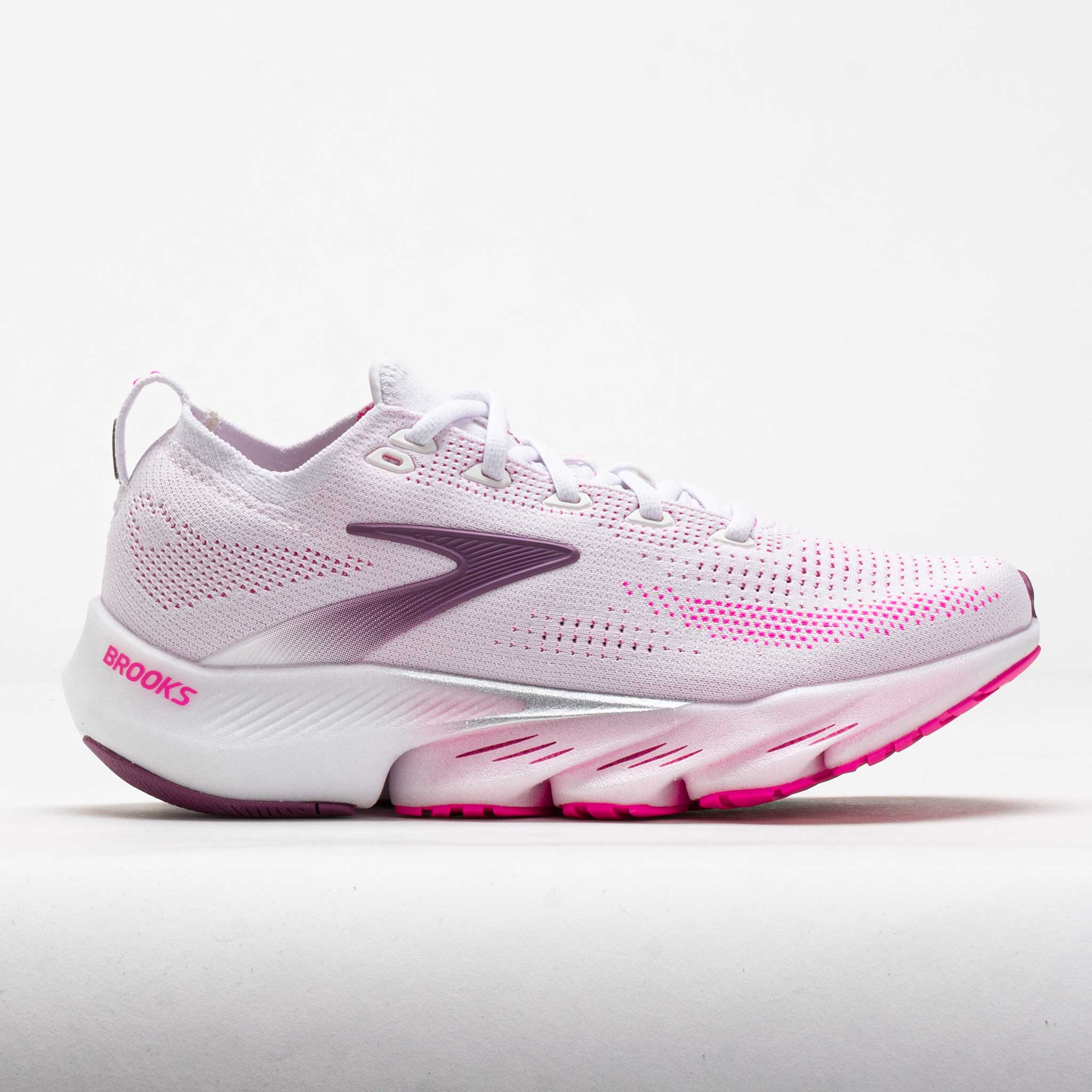 Brooks Glycerin Flex Women's Running Shoes White/Cyber Pink/Argyle