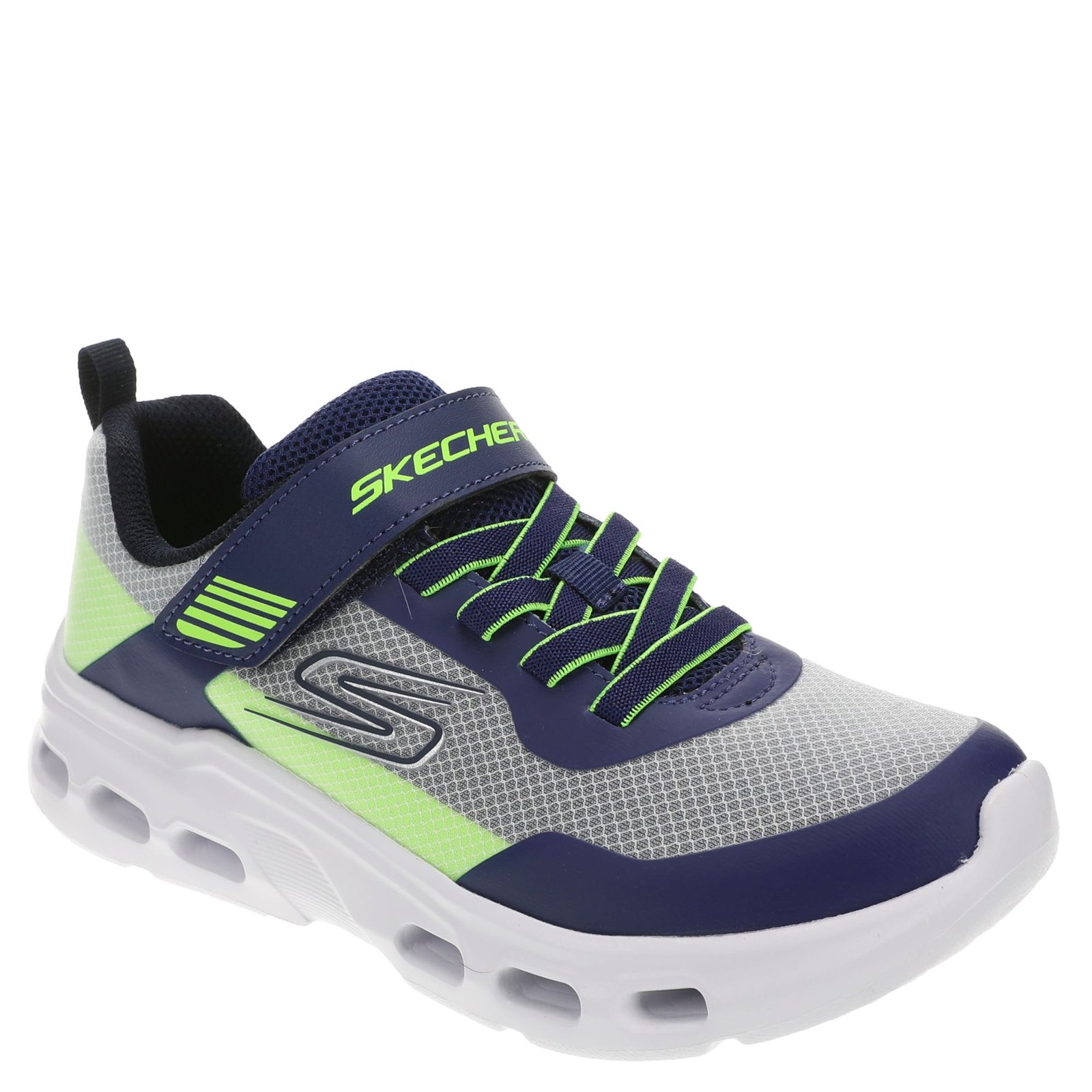Skechers GLIDE-STEP Drift-Zorzox 405125L - Boys 2 Youth Navy Sneaker Medium