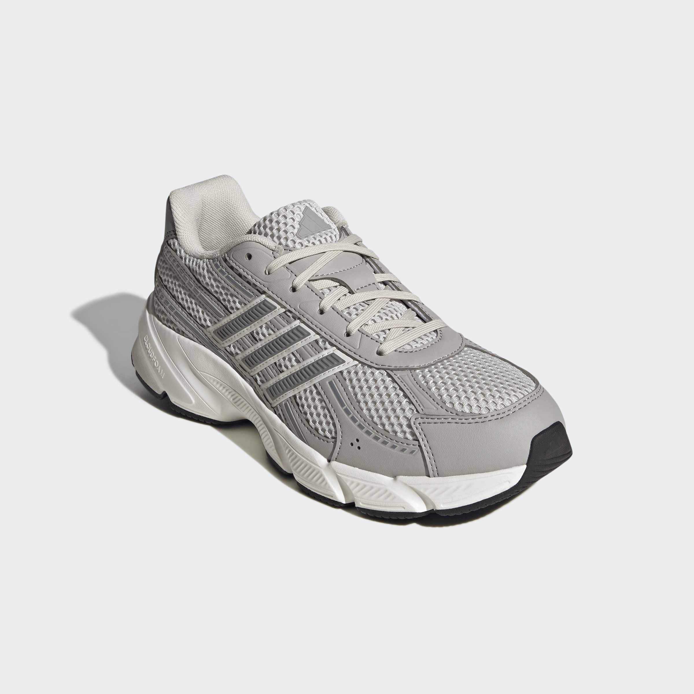 Sneaker ADIDAS SPORTSWEAR "TECHNOCHAOS 2000", Damen, Gr. 38,5, orbit grau, grau three, grau two, Synthetik, Textil, Schuhe Sneaker