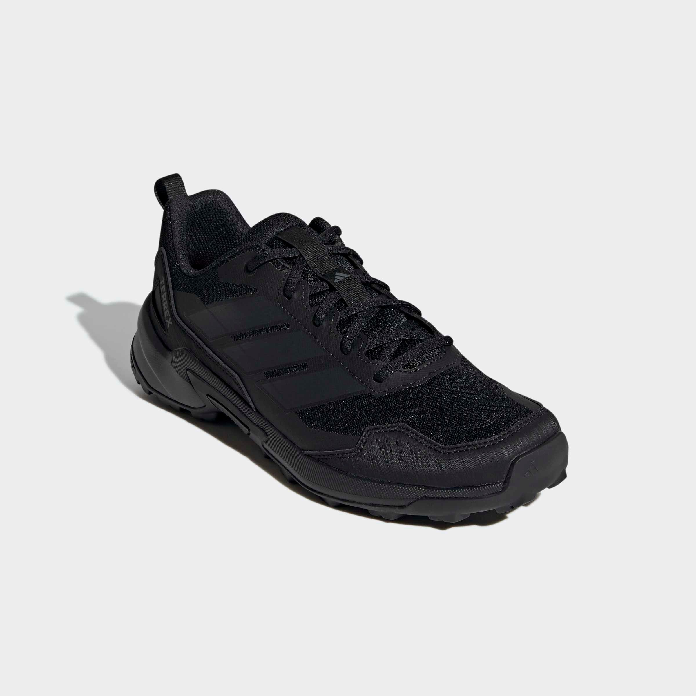 Wanderschuh ADIDAS TERREX "EASTRAIL 3", Herren, Gr. 45, core schwarz, carbon, grau four, Synthetik, Textil, Schuhe Wanderschuh