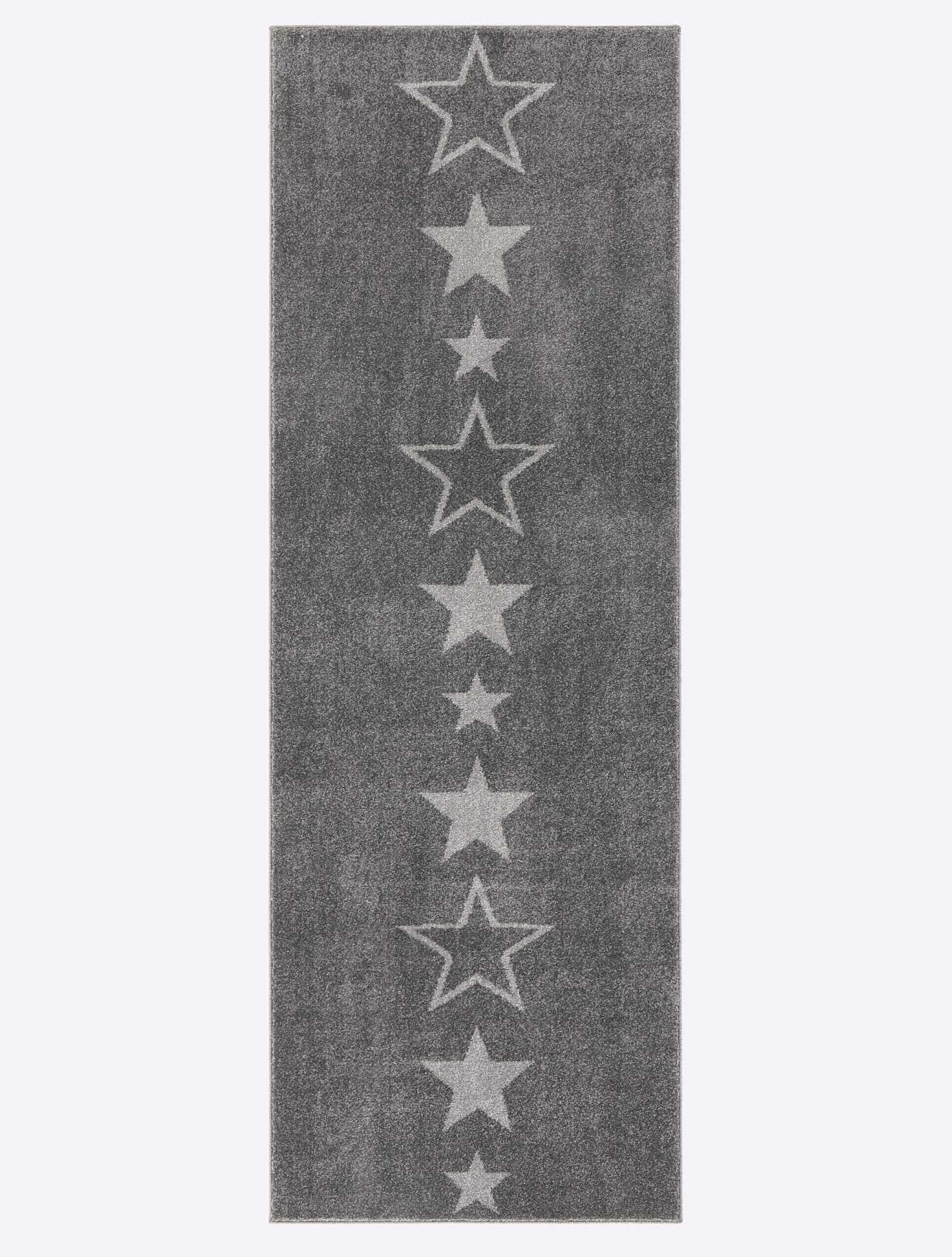 Teppich HEINE HOME Gr. 2, grau, B:65cm H:10mm L:200cm, Polypropylen, Teppiche, Teppich Image