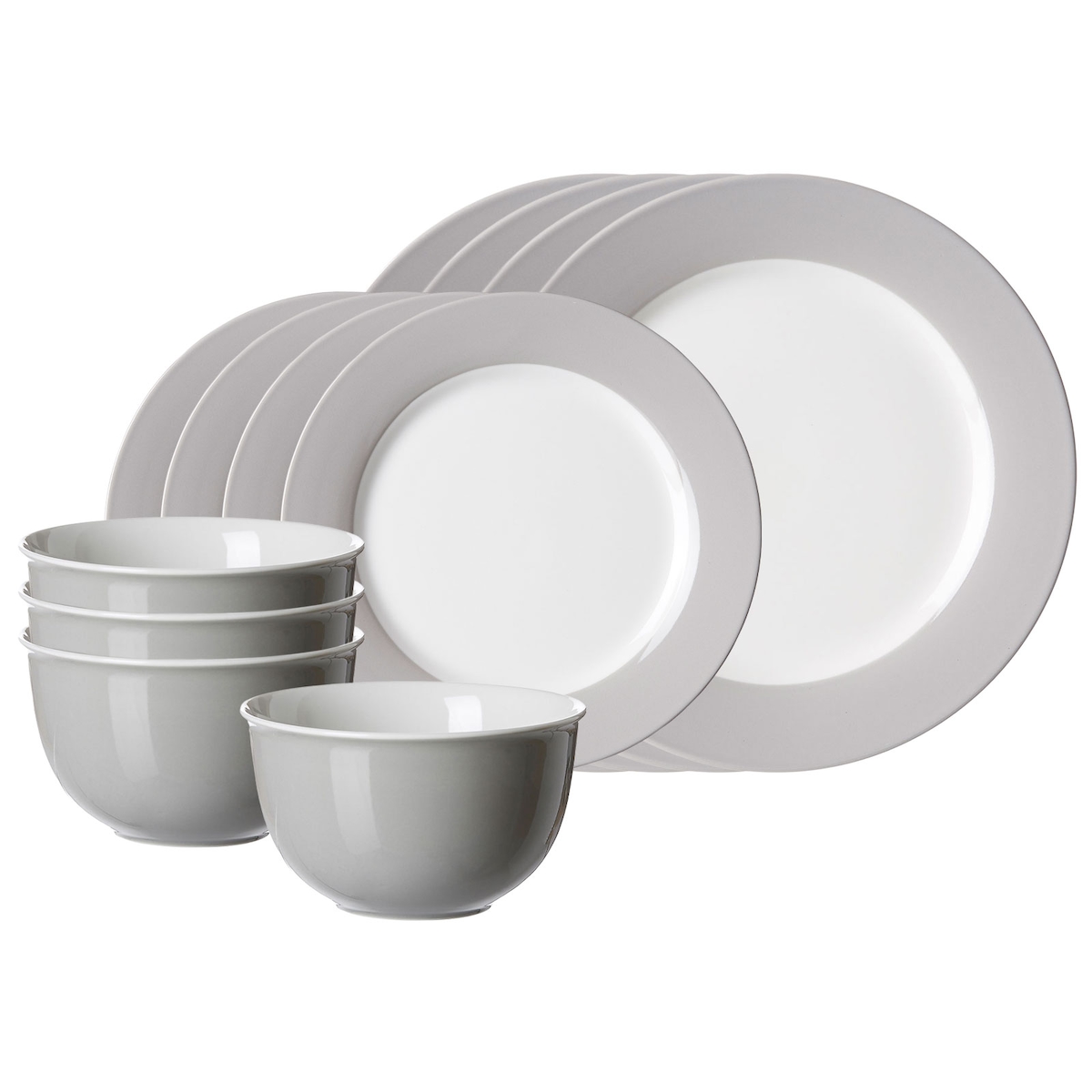 Ritzenhoff & Breker DOPPIO Basic-Set 12-teilig - Grau Image