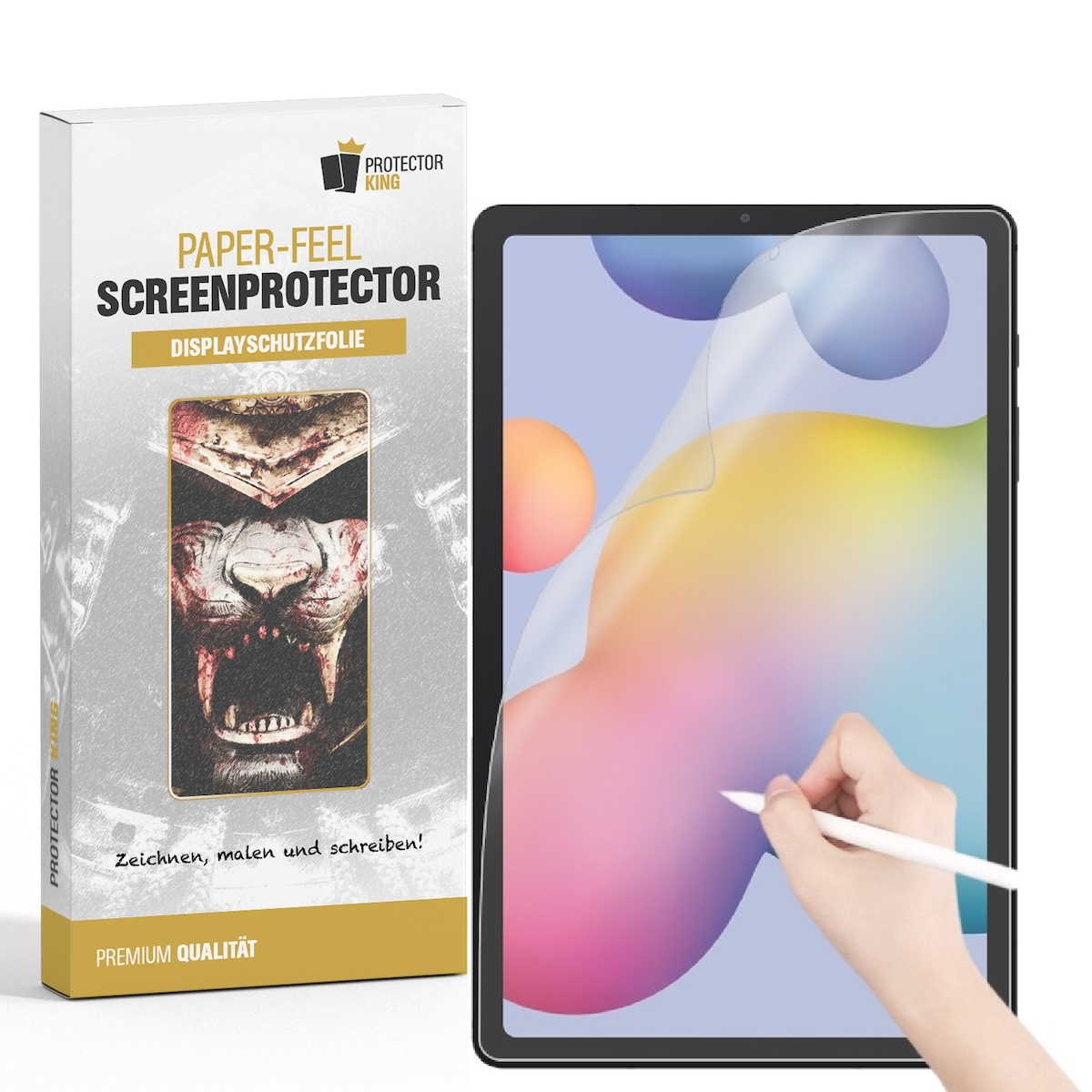 6x Paperfeel für Samsung Galaxy Tab A9 Displayschutz Schreiben Malen Skizzieren matt Anti-Reflex entspiegelt Screen-Protector Image