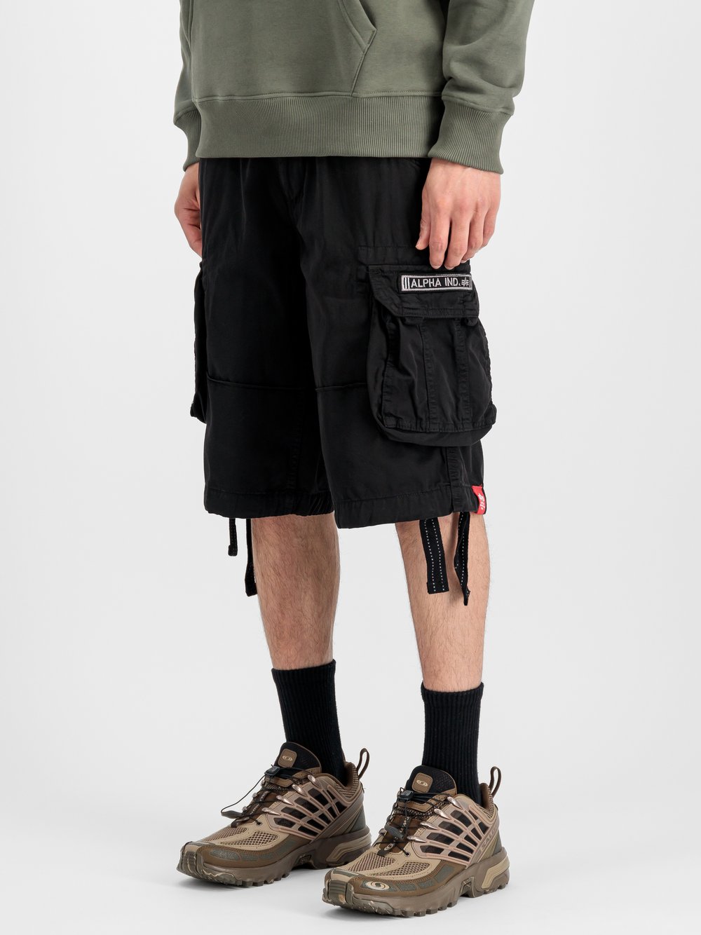 Alpha Industries Cargo-Shorts Herren schwarz, 40 Image
