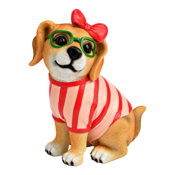 Dekofigur "Hund mit Schleife" Image